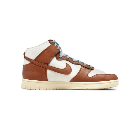 Nike Dunk High Retro PRM Pecan Sail Blue Off Noir DQ8800-200 Mens 10.5 New DS - Picture 3 of 7